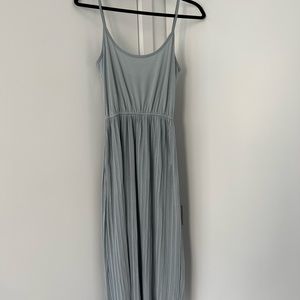 Oak and Fort Flowy Summer Cotton Sleeveless Spaghetti Strap Dress